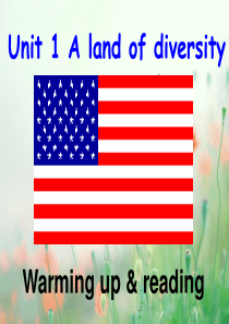 高中英语选修8-Unit1-A-land-of-diversity--Reading