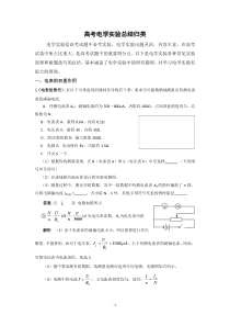 高考电学实验总结与解析