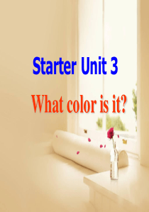 人教版七年级英语上册starter-unit3-课件