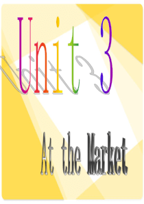 Unit-3-At-the-market