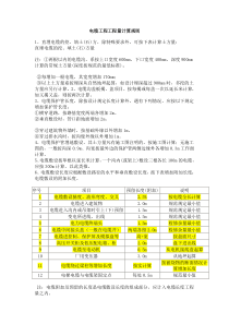 电缆工程工程量计算规则