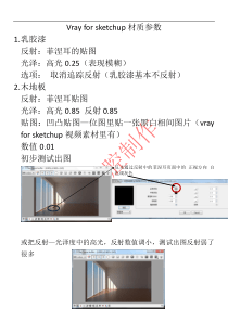 vray-for-sketchup-材质参数
