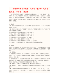 日语动词里的未然形、连用形、终止形、连体形、假定形、命令形、推量形