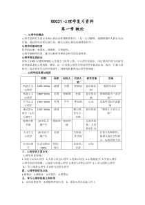 00031心理学复习资料(1-6)