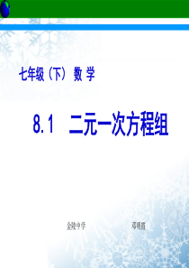 8.1-二元一次方程组.1-二元一次方程组