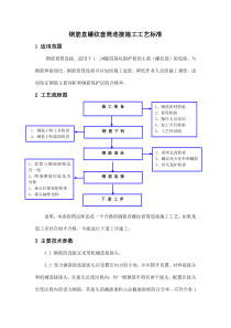 钢筋直螺纹套筒连接施工工艺标准