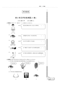 最新教科版科学-二年级下册-第2单元测试卷-练习题