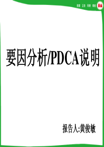 20150609-要因分析与PDCA说明解析