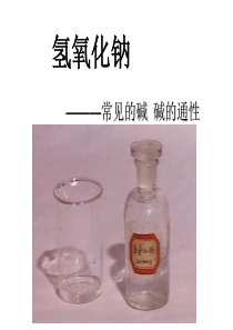 氢氧化钠的性质