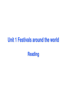 Unit-1-Festivals-around-the-world-Reading汇编