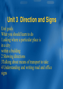 Unit-3--Direction-and-Signs