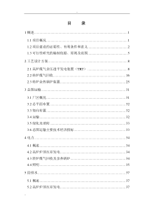 某钢铁集团生产系统余热余压利用技术改造工程可行性研究报告