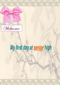 高中英语：Unit1-my-first-day-at-senior-high课件(外研版必修1)