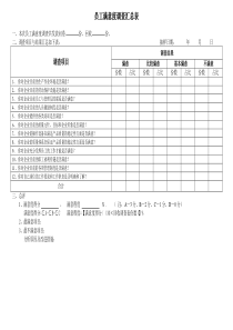 员工满意度调查汇总表