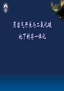 页岩气开采与二氧化碳地下封存一体化