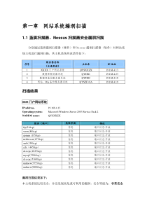 XX等保测评漏洞扫描报告