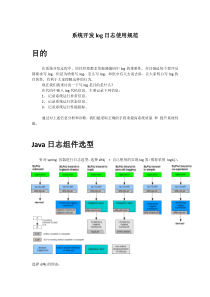 系统程序Log日志编码规范