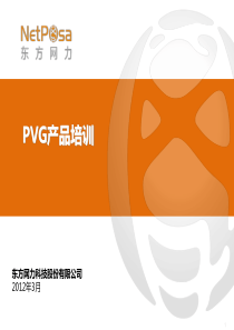 东方网力_PVG网络视频管理平台产品培训