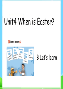 Unit4-When-is-Easter-B-Lets-learn