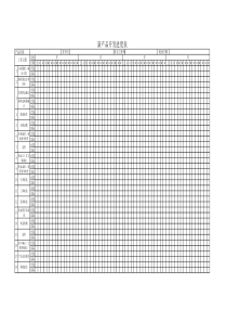 新产品开发进度表