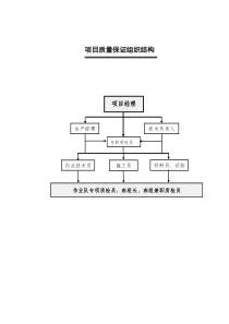 项目组织结构图