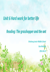 《Unit-6-Hard-work-for-a-better-life-课件》初中英语牛津上海版七年