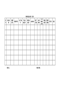 调研附表3：特种设备台账(空表)