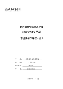 联合利华4p策略与swot分析-《市场营销学》-大作业