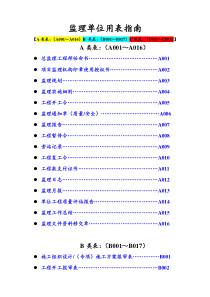 建设工程监理单位全套用表-四川建龙软件表格2015.6.15