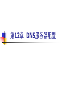 第12章-DNS服务器配置