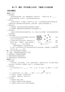 第1节--模型、符号的建立与作用-专题复习与巩固训练