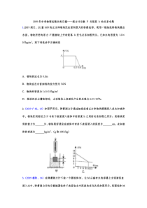 2019年中考物理试题分类汇编——测力计示数-F-和深度-h-的关系专题(word版含答案)