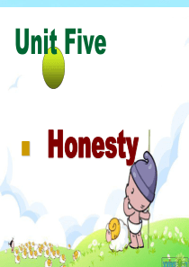 语文版中职英语(基础模块-下册)Unit-5《Honesty》ppt课件2