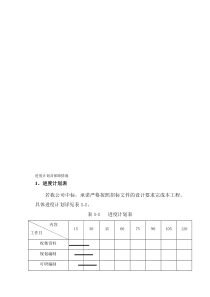 进度计划及保障措施