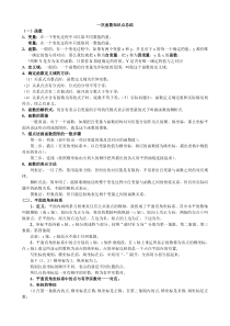 人教版数学八年级下册教师辅导讲义一次函数知识点总结