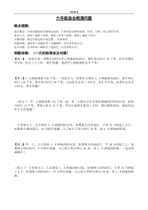 小升初应用题追及相遇问题