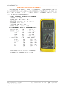 产品价格表