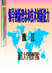 领导创新理念和技术创新能力