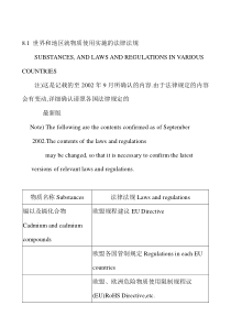 产品及材料环境管理物质规定-附件