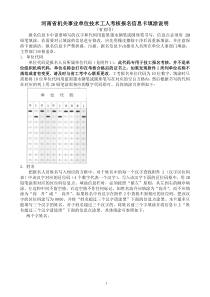 河南省机关事业单位技术工人考核报名信息卡添涂说明(省