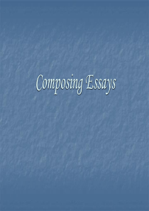 Composing-Essayss英文写作