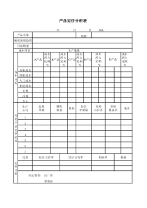 产品定价分析表(1)