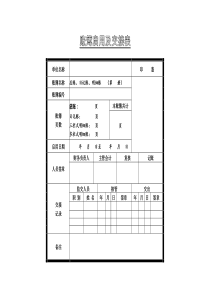 账簿启用及交接表