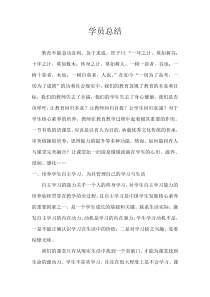 义务教育阶段教师全员培训学习总结