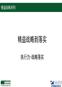 精益战略及落实