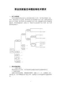 职业技能鉴定命题制卷要求(含样卷)