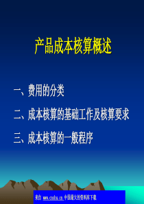 产品成本核算概述(ppt 43)(1)