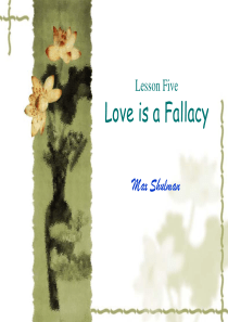 Lesson-5-Love-is-a-Fallacy