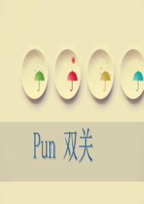 PUN双关的用法