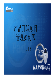 产品开发项目管理如何做（PDF79页）